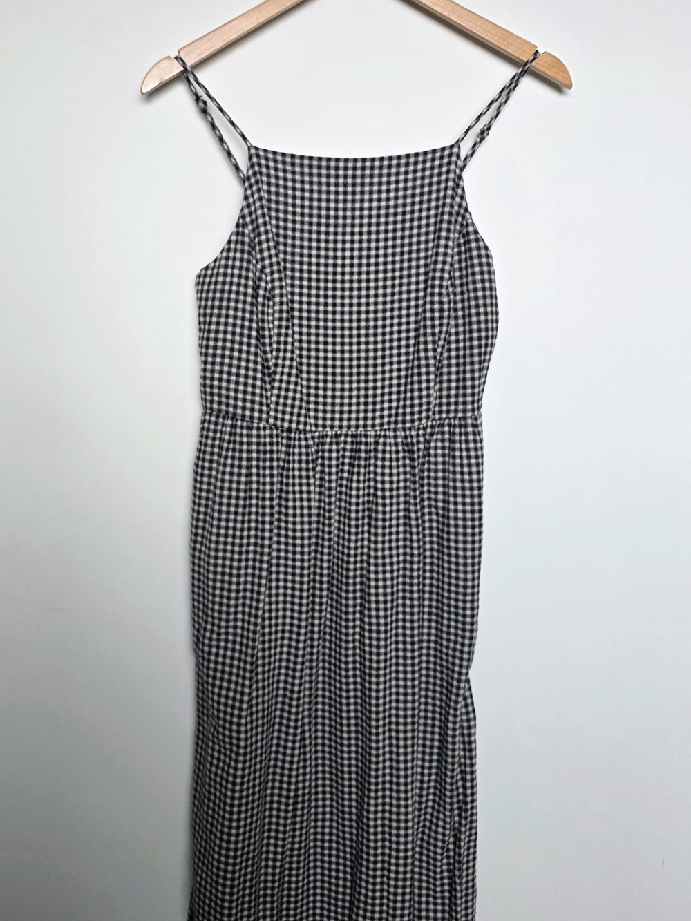 Gingham Sleeveless Maxi Dress